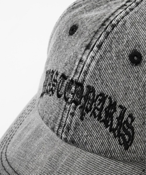 WASTED PARIS（ウェイステッドパリス）の「ストリートブランド WASTED PARIS ウェイステッド パリス CASQUETTE OSHYN SNOW DENIM キャップ デニムキャップ ロゴキャップ グランジキャップ 帽子 ストリートファッション（キャップ・メンズ・グレー/ブラウン・ONE SIZE）」の6枚目の写真