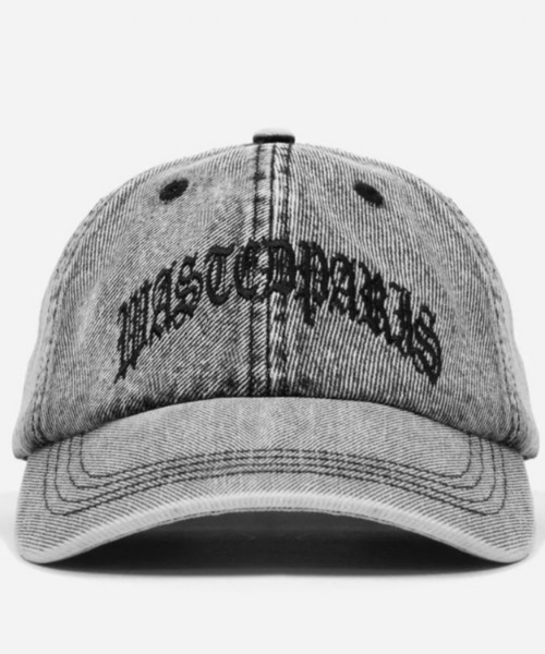 WASTED PARIS（ウェイステッドパリス）の「ストリートブランド WASTED PARIS ウェイステッド パリス CASQUETTE OSHYN SNOW DENIM キャップ デニムキャップ ロゴキャップ グランジキャップ 帽子 ストリートファッション（キャップ・メンズ・グレー/ブラウン・ONE SIZE）」の5枚目の写真