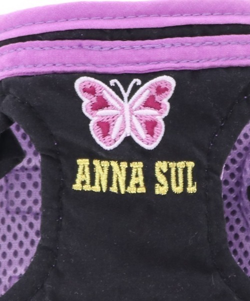 ANNA SUI(アナスイ)の「ANNA SUI/バタフライ刺繍フリルハーネスL(リード/ハーネス/首輪・レディース・ブラック/パープル・L)」の10枚目の写真