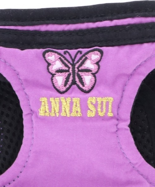 ANNA SUI(アナスイ)の「ANNA SUI/バタフライ刺繍フリルハーネスL(リード/ハーネス/首輪・レディース・ブラック/パープル・L)」の18枚目の写真