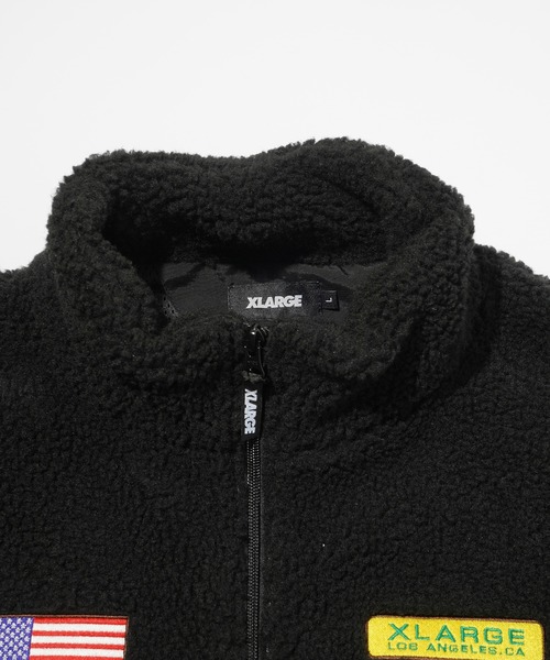 XLARGE（エクストララージ）の「PANELED BOA FLEECE JACKET（ブルゾン