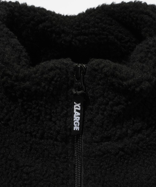 XLARGE（エクストララージ）の「PANELED BOA FLEECE JACKET（ブルゾン・メンズ・ブラック/オリーブ/ブラウン・XL/L/M/S）」の7枚目の写真