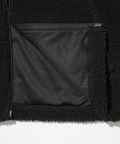 XLARGE（エクストララージ）の「PANELED BOA FLEECE JACKET（ブルゾン・メンズ・ブラック/オリーブ/ブラウン・XL/L/M/S）」の12枚目の写真