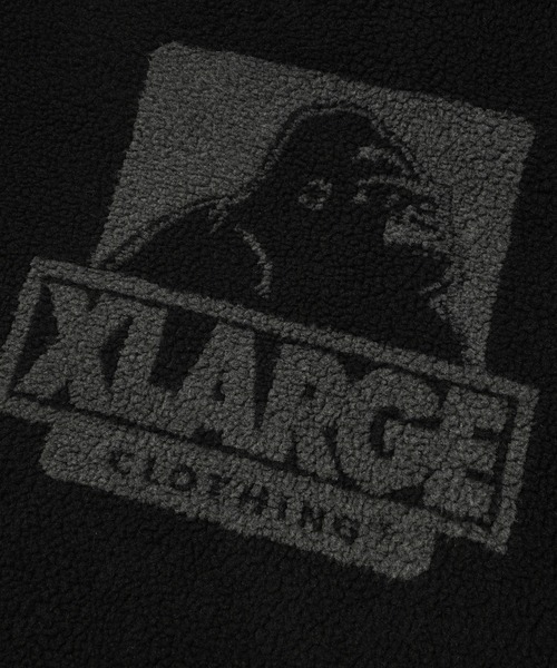 XLARGE（エクストララージ）の「PANELED BOA FLEECE JACKET（ブルゾン・メンズ・ブラック/オリーブ/ブラウン・XL/L/M/S）」の15枚目の写真