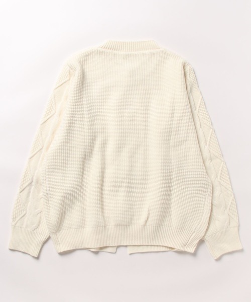 Burner(バーナー)の「【OKUOKU 0909】パールデザイン oku-tops-730671643316-53(ニット/セーター・レディース・ベージュ/ピンク/アイボリー/グレー・FREE)」の8枚目の写真