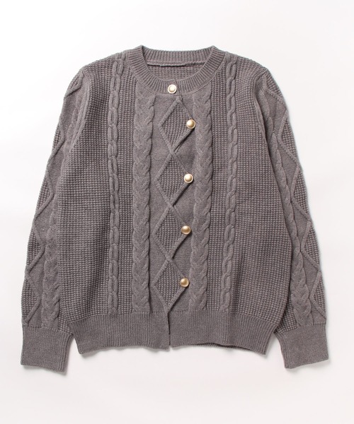 Burner(バーナー)の「【OKUOKU 0909】パールデザイン oku-tops-730671643316-53(ニット/セーター・レディース・ベージュ/ピンク/アイボリー/グレー・FREE)」の10枚目の写真