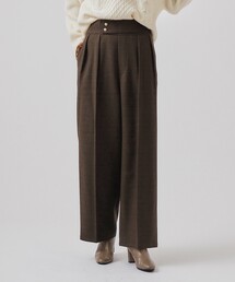 DRESKIP | 大人の高見え ウールフィール ワイドパンツ(その他パンツ)