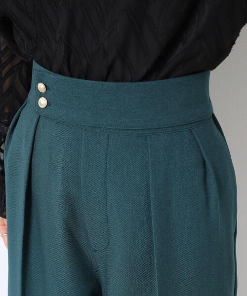 DRESKIP（ドレスキップ）の「◆大人の高見え ウールフィール ワイドパンツ（その他パンツ・レディース・ダークブラウン系1/キャメル/ブラック/ダークグリーン/グレー系その他2・04/03/02）」の15枚目の写真