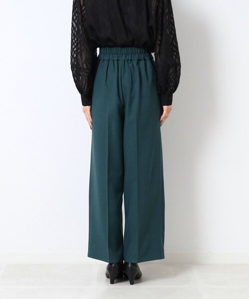 DRESKIP（ドレスキップ）の「◆大人の高見え ウールフィール ワイドパンツ（その他パンツ・レディース・ダークブラウン系1/キャメル/ブラック/ダークグリーン/グレー系その他2・04/03/02）」の20枚目の写真