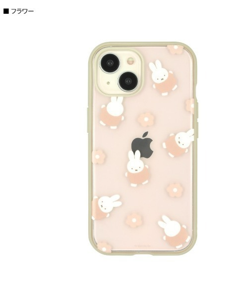 Miffy( ミッフィー)の「miffy/ミッフィー IIIIfit Clear iPhone 15/14/13 対応ケース(スマホケース/カバー・レディース・ベージュ/グレー/ライトピンク/マルチ/クリア・ONE SIZE)」の3枚目の写真