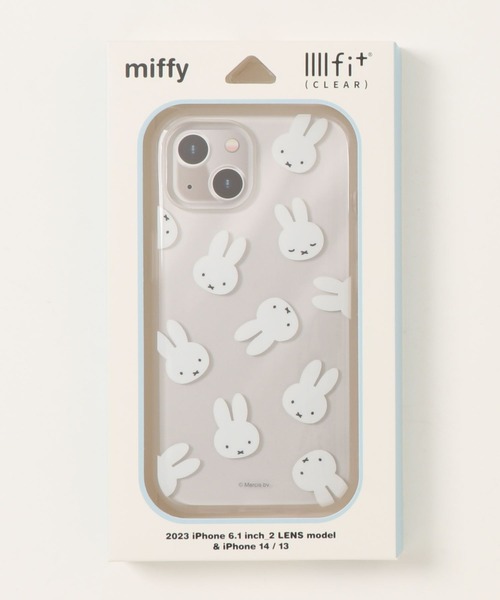Miffy( ミッフィー)の「miffy/ミッフィー IIIIfit Clear iPhone 15/14/13 対応ケース(スマホケース/カバー・レディース・ベージュ/グレー/ライトピンク/マルチ/クリア・ONE SIZE)」の14枚目の写真