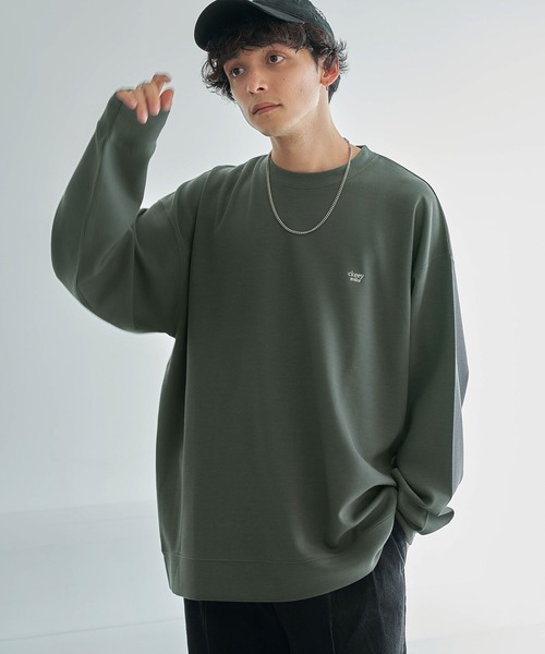 RAGEBLUE(レイジブルー)の「プチ刺繍/スムーステッククルーネックロンT(Tシャツ/カットソー・メンズ・ブルー/グレー/ブラック/ホワイト・MEDIUM/LARGE)」の4枚目の写真