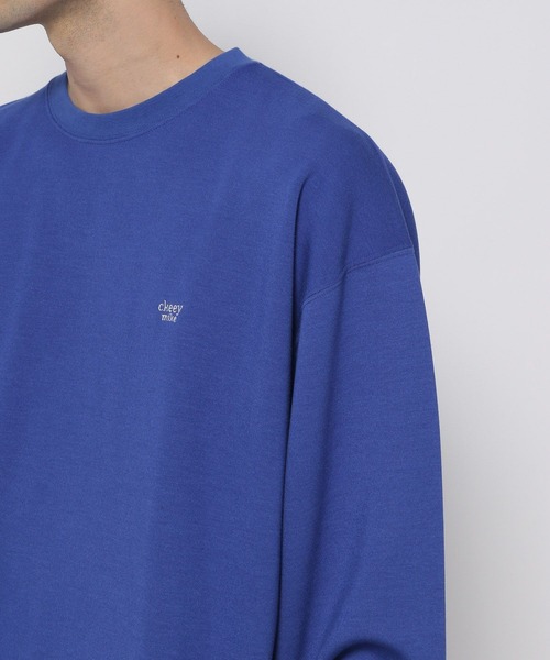 RAGEBLUE(レイジブルー)の「プチ刺繍/スムーステッククルーネックロンT(Tシャツ/カットソー・メンズ・ブルー/グレー/ブラック/ホワイト・MEDIUM/LARGE)」の16枚目の写真