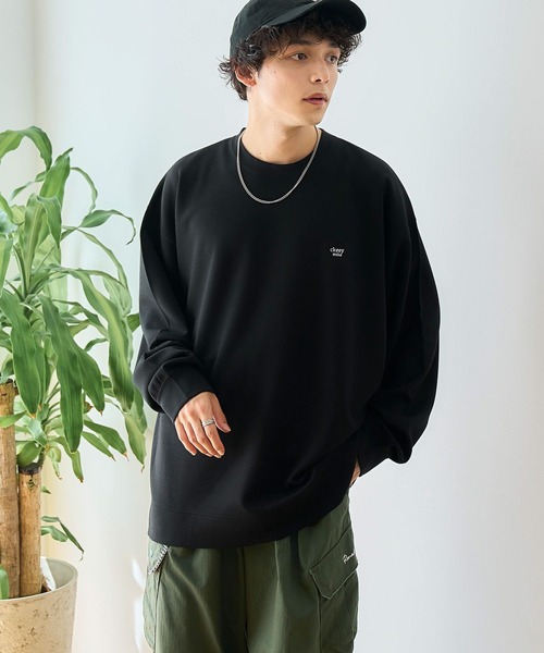 RAGEBLUE(レイジブルー)の「プチ刺繍/スムーステッククルーネックロンT(Tシャツ/カットソー・メンズ・ブルー/グレー/ブラック/ホワイト・MEDIUM/LARGE)」の22枚目の写真