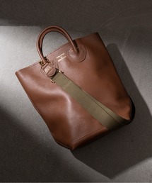 【YOUNG&OLSEN】EMBOSSED LEATHER HAVERSACK M