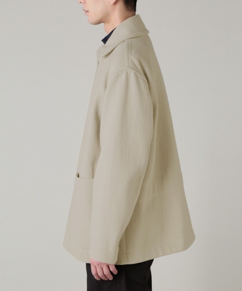 MHL.（エムエイチエル）の「HEAVY COTTON WOOL DRILL（ステンカラー