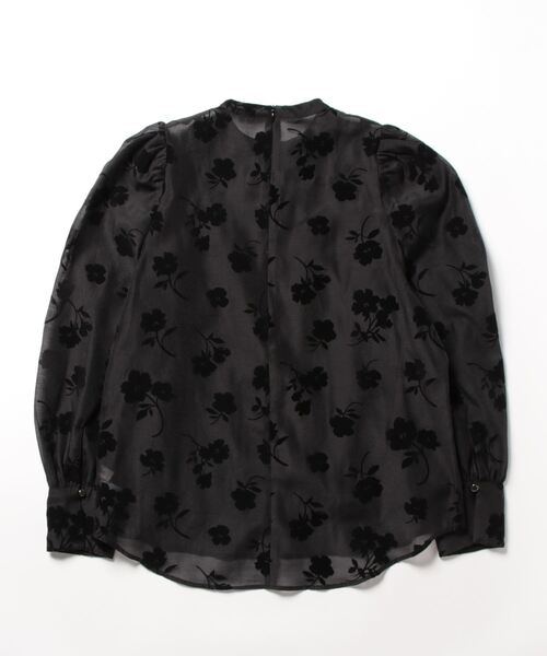 ROPE'（ロペ）の「フロッキーブラウス（シャツ/ブラウス・レディース・ブラック・FREE）」の2枚目の写真