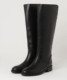 REMME | 【REMME】SOFIA COW Black Zipper Long Boots ZH-1207-2-PR(ブーツ)