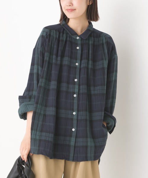 波さま専用　ダブルアールエル　オリーブ色 長袖シャツ 170/92A CROSS&STITCH USAコットンロングスリーブ Tシャツ 長袖 無地