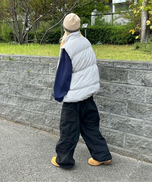 sedacle（セダクル）の「刺繍中綿ベスト（ベスト・メンズ・グレー/ブラック・LARGE/MEDIUM）」の14枚目の写真