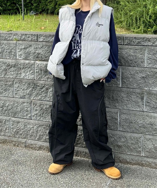 sedacle（セダクル）の「刺繍中綿ベスト（ベスト・メンズ・グレー/ブラック・LARGE/MEDIUM）」の16枚目の写真