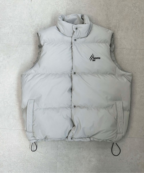 sedacle（セダクル）の「刺繍中綿ベスト（ベスト・メンズ・グレー/ブラック・LARGE/MEDIUM）」の21枚目の写真