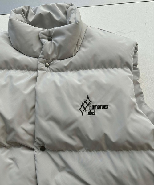 sedacle（セダクル）の「刺繍中綿ベスト（ベスト・メンズ・グレー/ブラック・LARGE/MEDIUM）」の22枚目の写真