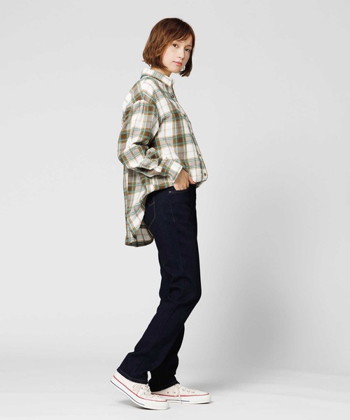 Sweet Camel(スウィートキャメル)の「【Sweet Camel】裏起毛ストレッチストレートパンツ(デニムパンツ・レディース・ダークインディゴブルー・S/LL/L/SS/M)」の8枚目の写真
