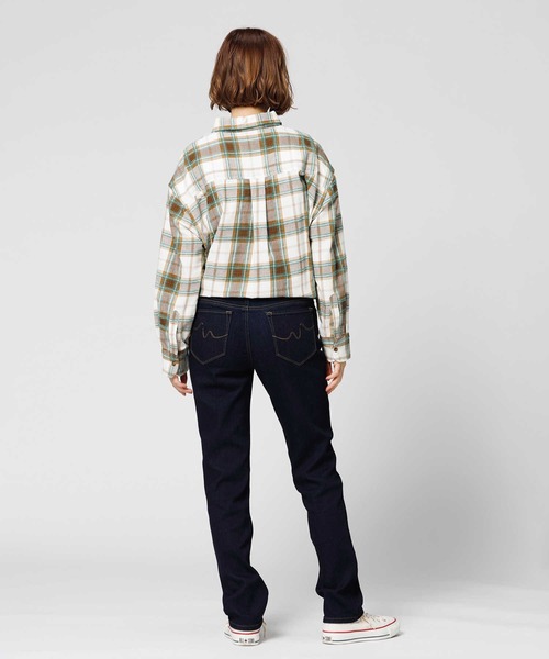 Sweet Camel(スウィートキャメル)の「【Sweet Camel】裏起毛ストレッチストレートパンツ(デニムパンツ・レディース・ダークインディゴブルー・S/LL/L/SS/M)」の10枚目の写真