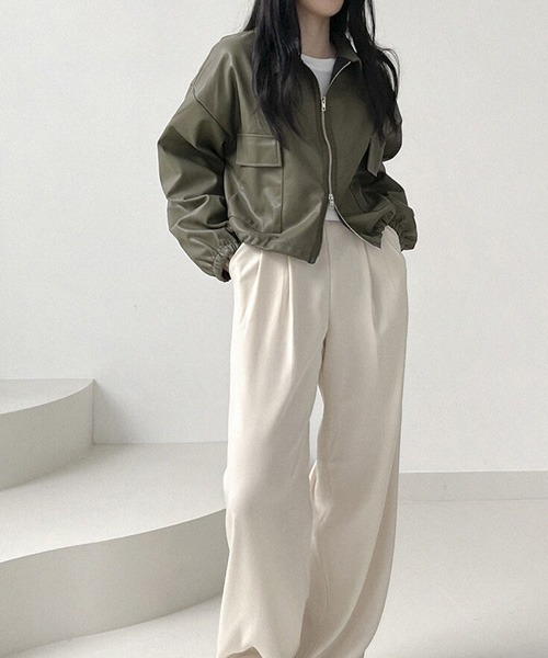 【セール】ダブルジッパー 合成皮革ジャケット（ライダースジャケット）｜gossip！ロサンゼルス（ゴシップロサンゼルス）