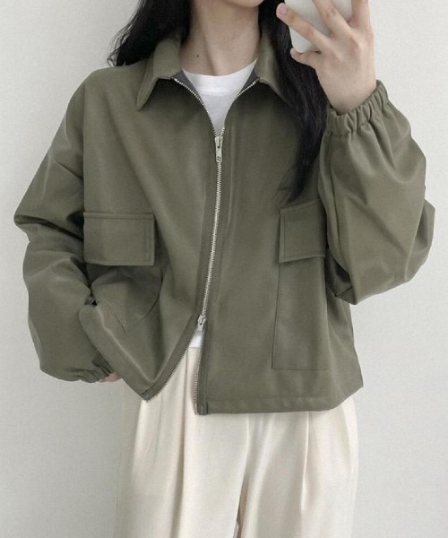 【セール】ダブルジッパー 合成皮革ジャケット（ライダースジャケット）｜gossip！ロサンゼルス（ゴシップロサンゼルス）