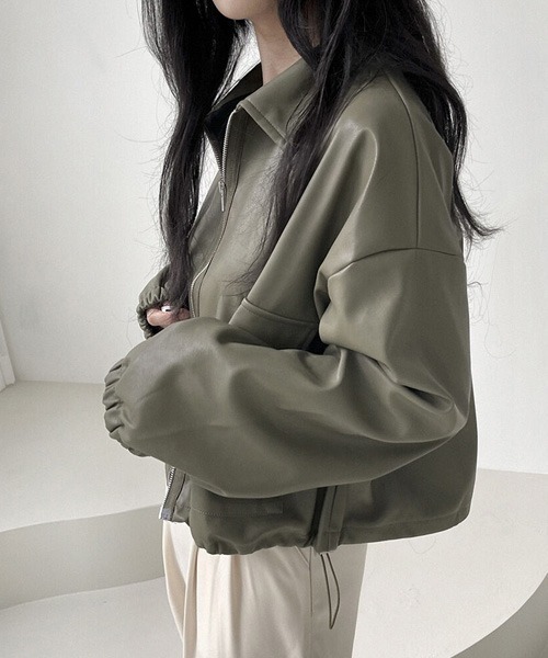 【セール】ダブルジッパー 合成皮革ジャケット（ライダースジャケット）｜gossip！ロサンゼルス（ゴシップロサンゼルス）