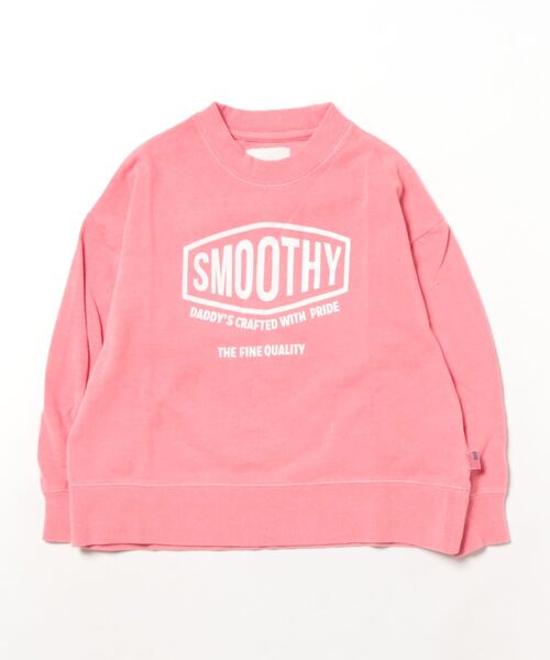 Smoothy(スムージー)の「SMOOTHY Logo sweat / スムージー ロゴスウェット(スウェット・キッズ・ブラック/ピンク/イエロー・X-LARGE/LARGE/SMALL/MEDIUM)」の3枚目の写真