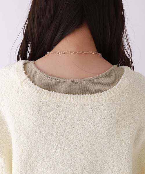 repipi armario(レピピ アルマリオ)の「☆セットアイテム☆ニット2Pワンピース(ワンピース・キッズ・ベージュ/ブルー/スミクロ・MEDIUM/LARGE)」の17枚目の写真