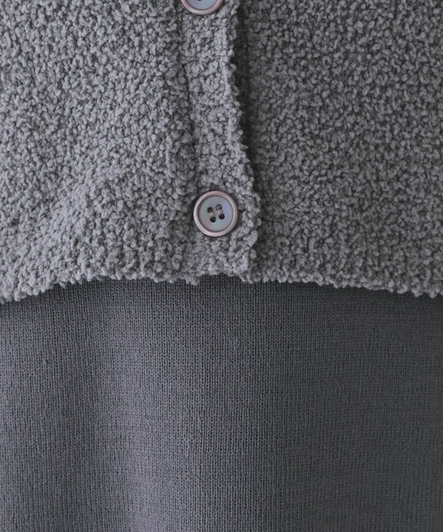 repipi armario(レピピ アルマリオ)の「☆セットアイテム☆ニット2Pワンピース(ワンピース・キッズ・ベージュ/ブルー/スミクロ・MEDIUM/LARGE)」の21枚目の写真