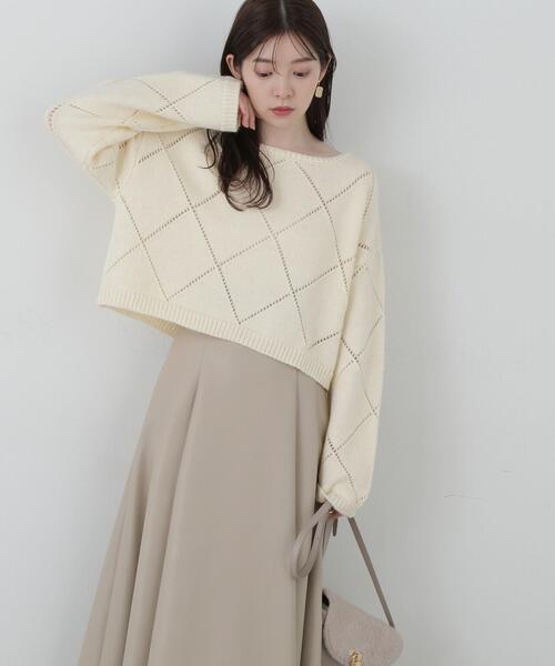 PROPORTION BODY DRESSING(プロポーションボディドレッシング)の「アンジェリーナアイレットニット / 1214170900(ニット/セーター・レディース・オフホワイト/ブルー/ピンク/グレー系その他・SMALL/MEDIUM)」の20枚目の写真