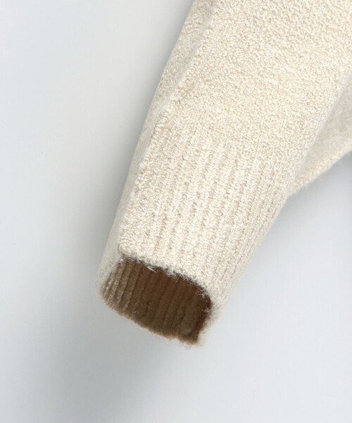 BRANSHES(ブランシェス)の「【洗濯機で洗える】ロゴ/チェックウォッシャブルニット(ニット/セーター・キッズ・ブラック/ベージュ/レッド/グレイッシュベージュ・110/130/120/150/140/90/100)」の5枚目の写真