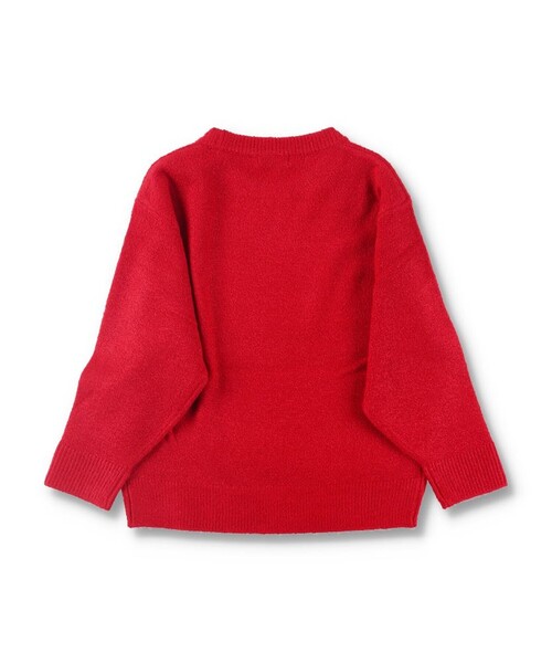 BRANSHES(ブランシェス)の「【洗濯機で洗える】ロゴ/チェックウォッシャブルニット(ニット/セーター・キッズ・ブラック/ベージュ/レッド/グレイッシュベージュ・110/130/120/150/140/90/100)」の10枚目の写真