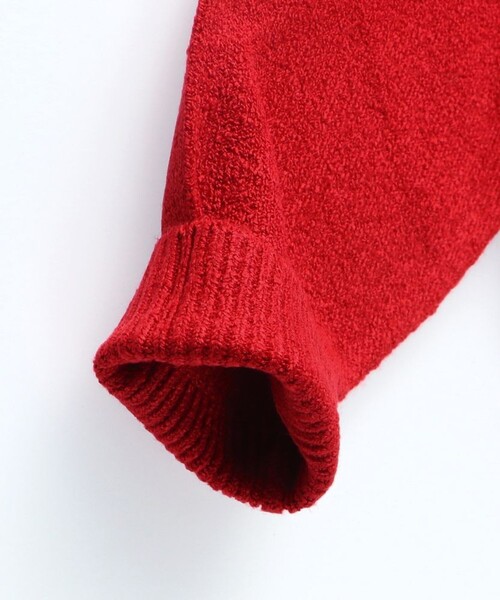 BRANSHES(ブランシェス)の「【洗濯機で洗える】ロゴ/チェックウォッシャブルニット(ニット/セーター・キッズ・ブラック/ベージュ/レッド/グレイッシュベージュ・110/130/120/150/140/90/100)」の14枚目の写真