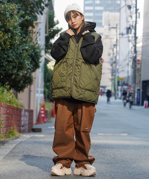 セール】ファー×キルティング リバーシブルベスト / Fur & Quilting