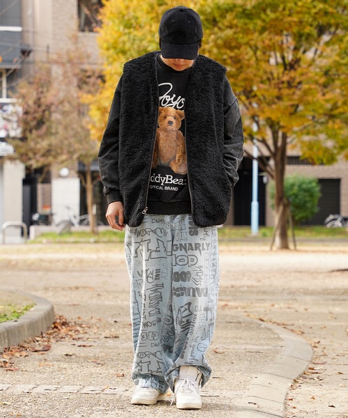 セール】ファー×キルティング リバーシブルベスト / Fur & Quilting