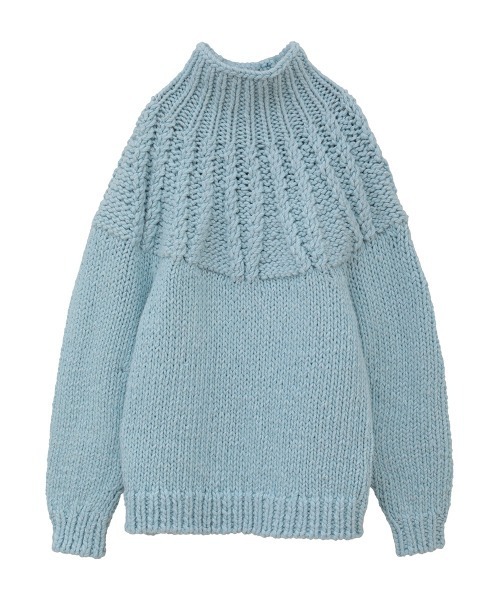 セール】CHUNKY CABLE HAND KNIT TOPS（ニット/セーター）｜CLANE