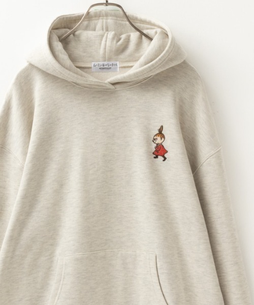 MOOMIN(ムーミン)の「ムーミン谷のなかまたち ゆるシルエットパーカー(パーカー・レディース・杢グレー/オートミール/モカ・フリー)」の3枚目の写真