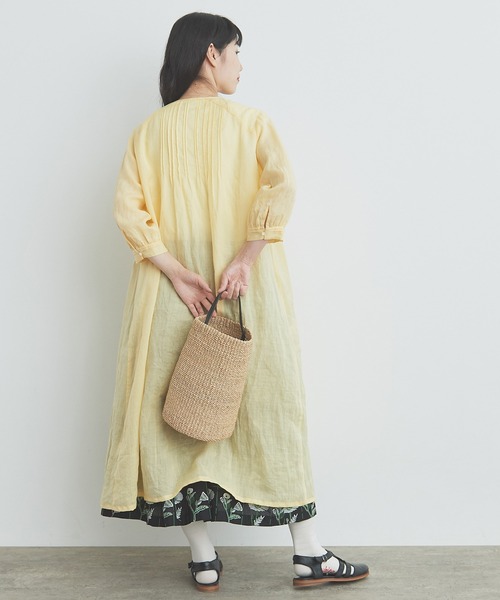 bulle de savon（ビュルデサボン）の「Ramie pin tuck
