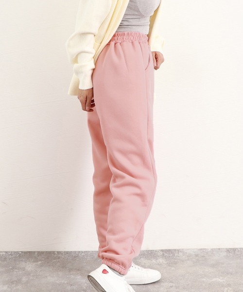 Miniministore(ミニミニストア)の「あったか裏起毛スウェットパンツレディース(スウェットパンツ・レディース・ピンク/ブラック/グレー/ネイビー・フリー)」の14枚目の写真