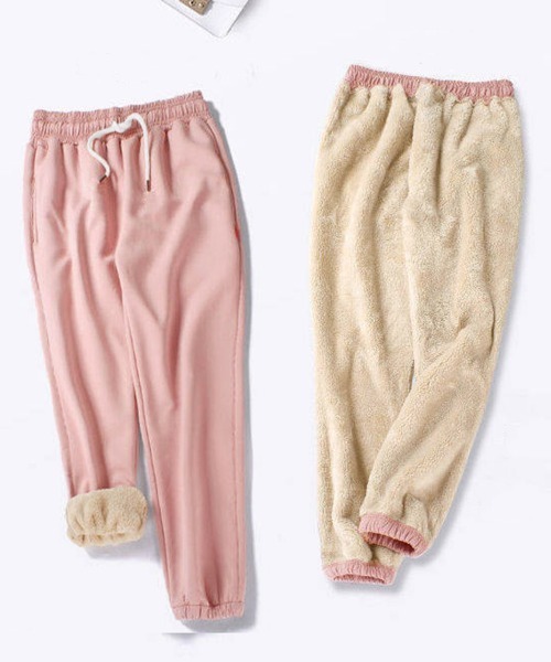 Miniministore(ミニミニストア)の「あったか裏起毛スウェットパンツレディース(スウェットパンツ・レディース・ピンク/ブラック/グレー/ネイビー・フリー)」の9枚目の写真