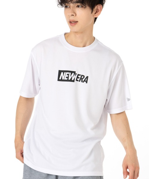 NEW ERA(ニューエラ)の「ニューエラ パフォーマンスアパレル 半袖Tシャツ 吸汗速乾UV(Tシャツ/カットソー・メンズ・ブラック/ネイビー/ホワイト・M/L/XL/XXL/S)」の1枚目の写真