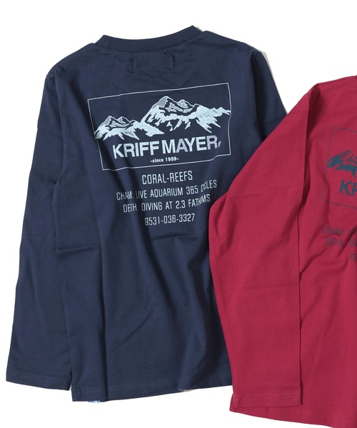KRIFF MAYER Kid's Collection(クリフメイヤーキッズコレクション)の「楽LUCK TEE(山)(Tシャツ/カットソー・キッズ・チャコール/ネイビー/グリーン/ワインレッド・150/140/130/120/170/160)」の3枚目の写真