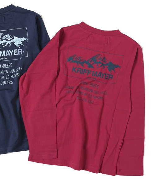 KRIFF MAYER Kid's Collection(クリフメイヤーキッズコレクション)の「楽LUCK TEE(山)(Tシャツ/カットソー・キッズ・チャコール/ネイビー/グリーン/ワインレッド・150/140/130/120/170/160)」の4枚目の写真