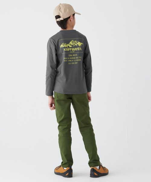 KRIFF MAYER Kid's Collection(クリフメイヤーキッズコレクション)の「楽LUCK TEE(山)(Tシャツ/カットソー・キッズ・チャコール/ネイビー/グリーン/ワインレッド・150/140/130/120/170/160)」の18枚目の写真